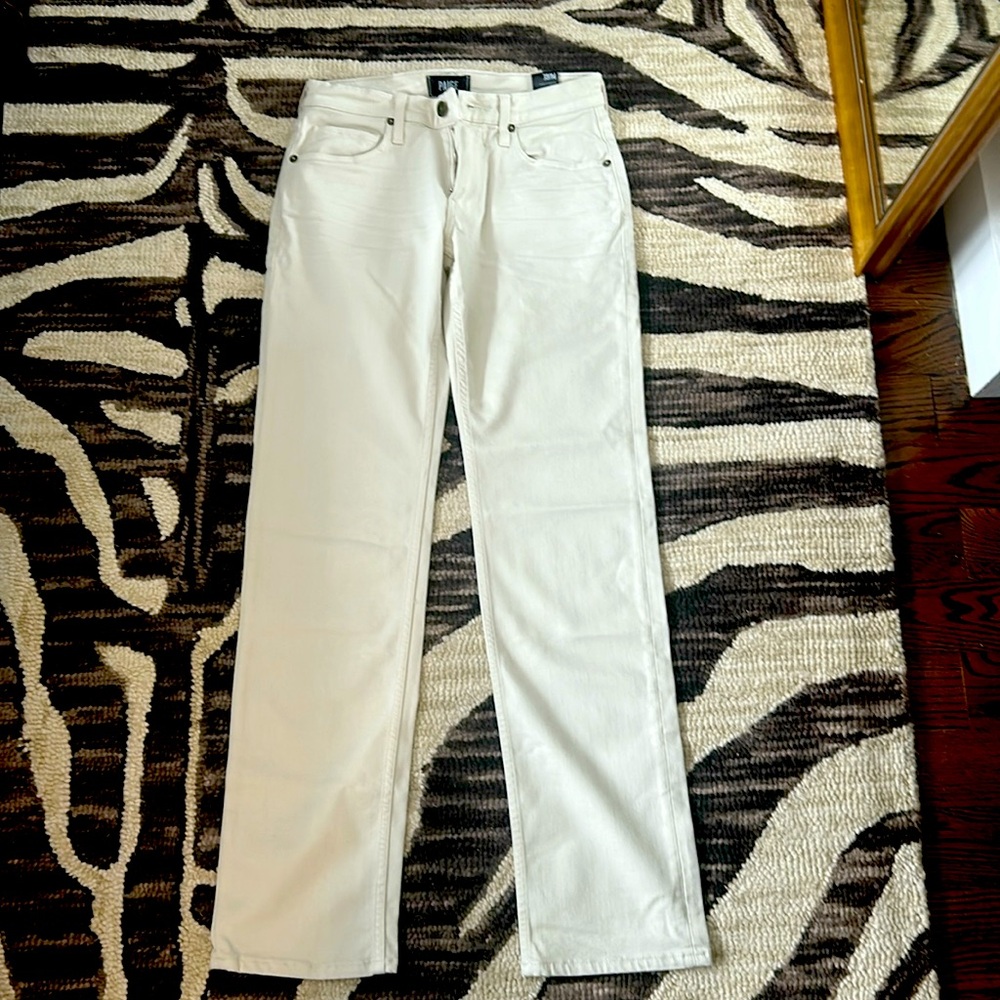 NWT paige Normandy, straight light khaki pants for men